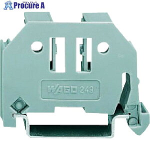 WAGO DIN���[���p �����^�b�`�G���h�X�g�b�v 10mm�� 249-117-TPK 1�� ��502-4696