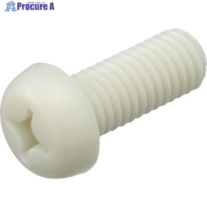 TRUSCO ガラス繊維強化ポリアミドMXD6 RENY白 十字穴付ナベ小ネジ M3X5 50本入 BRENY-PHM3X5 1袋 ▼208-1756