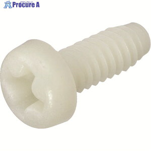 TRUSCO ガラス繊維強化ポリアミドMXD6 RENY白 十字穴付ナベ小ネジ M4X5 50本入 BRENY-PHM4X5 1袋 ▼208-1762