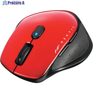 BUFFALO ���� BlueLED 5�{�^�� NEOFIT�}�E�X S�T�C�Y ���b�h BSMBW510SRD 1�� ��417-0686