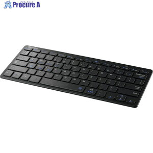 BUFFALO Bluetooth 3.0�Ή� �R���p�N�g�L�[�{�[�h �u���b�N BSKBB310BK 1�� ��417-2204