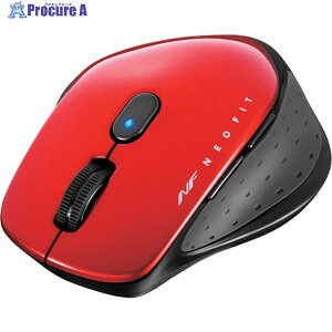 BUFFALO ���� BlueLED 5�{�^�� NEOFIT�}�E�X M�T�C�Y ���b�h BSMBW510MRD 1�� ��417-2270