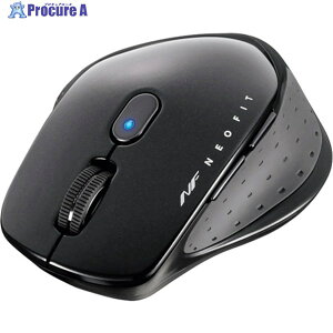 BUFFALO ���� BlueLED 5�{�^�� NEOFIT�}�E�X M�T�C�Y �u���b�N BSMBW510MBK 1�� ��417-3768 ���ԏ�n��