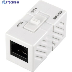 BUFFALO RJ45�X�C�b�`�t�����p�R�l�N�^�[ BLARJ45TSWH 1�� ��428-2636