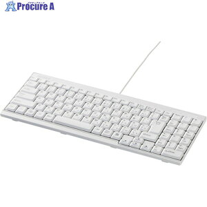 BUFFALO USB�ڑ� �L���X�����L�[�{�[�h �z���C�g BSKBU14WH 1�� ��428-5779