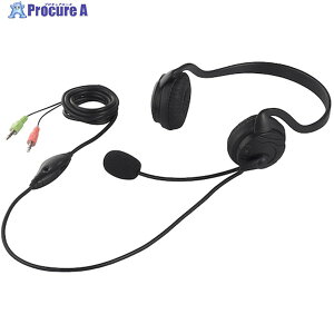 BUFFALO �w�b�h�Z�b�g �����l�b�N�o���h�� �m�C�Y�ጸ �u���b�N BSHSN02BK 1�� ��452-2426