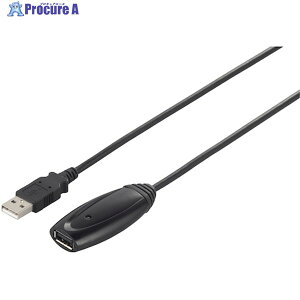 BUFFALO USB2.0���s�[�^�[�P�[�u��(A to A) 5m �u���b�N BSUAAR250BK 1�{ ��453-9598