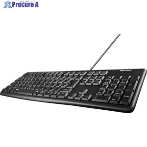 BUFFALO USB�ڑ� �L���X�^���_�[�h�L�[�{�[�h �u���b�N BSKBU100BKZ 1�� ��457-4673