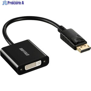 BUFFALO DisplayPort-DVI�ϊ��A�_�v�^ �u���b�N BDPDVBK 1�� ��457-7819