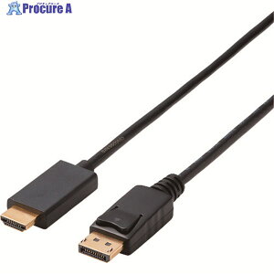 ELECOM DisplayPortpHDMIϊP[u CAC-DPHDMI10BK 1{ 204-8644