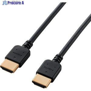 ELECOM HIGH SPEED HDMIP[u(炩) 1.0m DH-HD14EY10BK 1{ 122-2617yϕsz