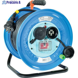 NICHIDO �d�H�h���� ���O�^ �O��200V �ߕ��טR�d�ی쌓�p�u���[�J�t 30m DNW-EC330-20A 1�� ��252-2337