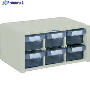 TRUSCO �}�X�^�[BOX 342X241XH168 ���o3��2�i D-600 (�I�[���v���X�`�b�N) 1�� ��501-9532
