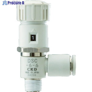 CKD �X�s�[�h�R���g���[�� �_�C�����t �ڑ����aR3/8 �K�p�`���[�u�O�a6 DSC-10-6 1�� ��376-8562