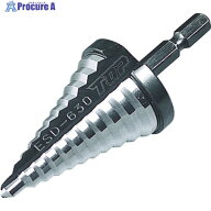 TOP 電動ドリル用ステップドリル 9段 4〜12mm ESD-412 1本 ▼397-0787