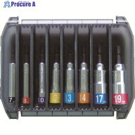 TOP 電動ドリル用コンパクトソケット 8本セット EDS-719CS 1S ▼405-2099