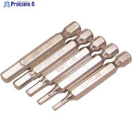 EIGHT 六角棒ビット 対辺6.35mm 溝9mm 3mmX50 単品 EA-63 3MMX50 1本 ▼811-6293