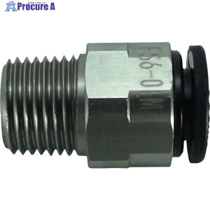 �`���_ �t�@�C�uSUS���C���R�l�N�^ 6mm�ER1/8 FS6-01M(SUS303�V���[�Y) 1�� ��222-9277