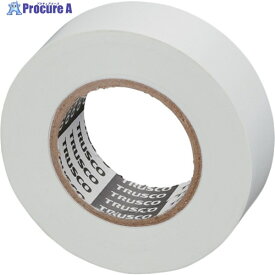 TRUSCO 脱鉛タイプビニールテープ 19mmX10m 10巻入り 白 GJ-2110 W(ホワイト)(10M)(10カンイリ) 1パック ▼126-2181