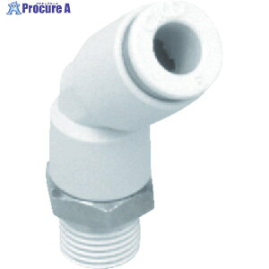 CKD �`���[�u�p�� �j���[�W���C���g �G���{ �Ќ�45° �K���`���[�u�O�a8 �ڑ����aR1/4 GWL8-8-45 1�� ��401-5525