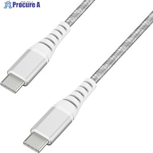 IRIS 517602 ���ϋvUSB-C to USB-C�P�[�u�� 1m �V���o�[ ICCC-C10-S 1�{ ��257-2213