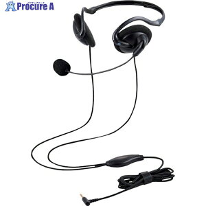 ELECOM �L���w�b�h�Z�b�g �l�b�N�o���h�^ �܂肽���ݎ� 4��3.5mm ���� �u���b�N HS-NB06TBK 1�� ��369-6557