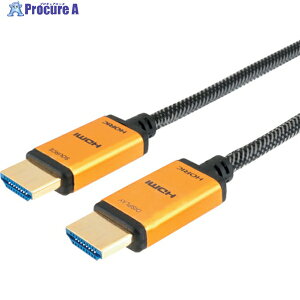 HORIC ���t�@�C�o�[ HDMI�P�[�u�� 10m ���b�V���P�[�u�� �S�[���h HH100-533GM HH100-533GM 1�{ ��379-0841