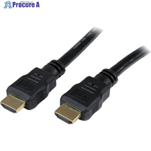 StarTech HDMI 1.4�P�[�u��/1m/4K30Hz/HS/30AWG/�I�X�E�I�X/�u���b�N HDMM1M 1�{ ��492-9762