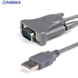 StarTech シリアル変換ケーブル/USB-A - RS232C/91cm/DB9-DB25コネクター付 ICUSB232DB25 1本 ▼492-9810