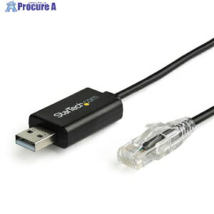 StarTech Cisco�R���\�[�����[���I�[�o�[�P�[�u��/USB-A - RJ45 (M-M)/1.8m ICUSBROLLOVR 1�{ ��493-1324