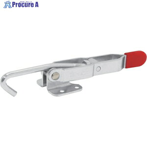 育良 引き止め専用型トグルクランプ スチール(31510) フランジベース 引圧力1.7kN 調整量101.6mm ISK-PA2500 1個 ▼793-0097