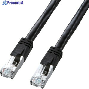 SANWA CAT6 LAN�P�[�u�� PoE�Ή��^�C�v �u���b�N 15m KB-T6POE-15BK 1�{ ��835-3074