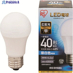 IRIS 567945 LED�d�� E26�L�z���^�C�v 40�`���� �����F 485lm LDA4NG4T5 1�� ��125-6743