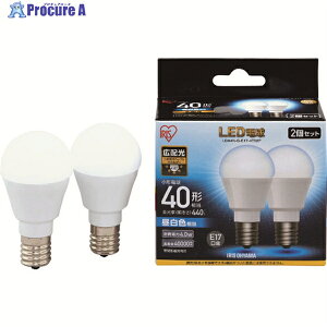 IRIS 567977 LED�d��2�Z�b�g E17�L�z���^�C�v 40�`���� �����F LDA4NGE174T52P 1�� ��125-6766