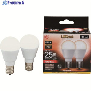IRIS 567976 LED�d��2�Z�b�g E17�L�z���^�C�v 25�`���� �d���F LDA2LGE172T52P 1�� ��125-6772