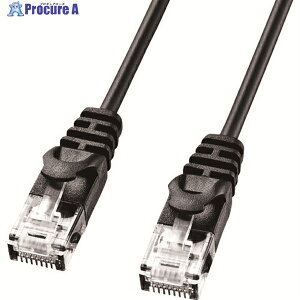 SANWA �J�e�S��6�ɍ�LAN�P�[�u�� LA-SL6-03BK 1�{ ��203-2124