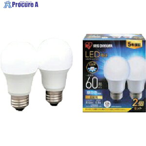 IRIS 521587 LED�d�� E26 �L�z�� 60�`���� �����F 2�Z�b�g LDA7N-G-6T62P 1�� ��322-6499