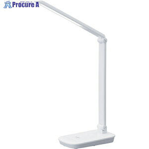 IRIS 537196 LED�f�X�N���C�g Qi�[�d�V���[�Y ���u���^�C�v ���� �z���C�g LDL-QFD-W 1�� ��363-2489