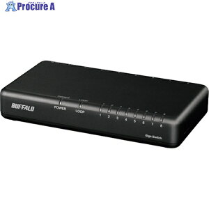 BUFFALO Giga 8|[g XCb`Onu dOt vX`bN➑ ubN LSW6-GT-8EPL/BK 1 429-2108