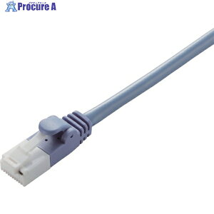 ELECOM Cat5e�Ή��c���܂�h�~LAN�P�[�u�� 5m �u���[ LD-CTT/BU5/RS 1�{ ��495-0089