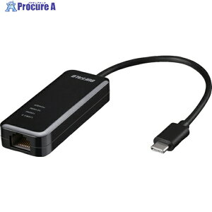 BUFFALO GigaΉ Type-C USB3.2(Gen1)pLANA_v^[ ubN LUA5-U3-CGTE-BK 1 650-6733