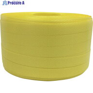 ユタカメイク 梱包用品 PPバンド 15.5mm×200m イエロー L-202 (15.5MMX200M) 1巻 ▼754-0779