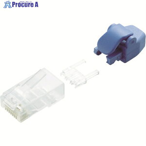ELECOM �v���e�N�^�t���c���̐܂�Ȃ�LAN�R�l�N�^(Cat6) (10��) LD-6RJ45T10/TP 1�� ��759-4593