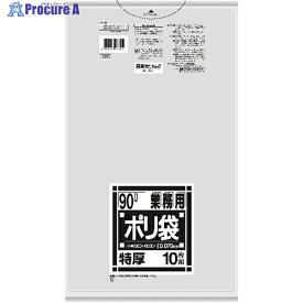 サニパック L98G 厚くて丈夫なポリ袋 90L L98G 1袋 ▼828-9309