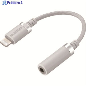 ELECOM Lightning-a3.5mmXeI~jWbNϊP[u(ϋv) MPA-L35S01WH 1{ 200-7447