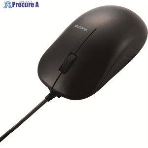 ELECOM �L��3�{�^���ԐFLED�}�E�X �u���b�N M-K7URBK/RS 1�� ��204-5444