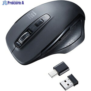 SANWA �É����C�����X�u���[LED�}�E�X MA-WBLC169BK 1�� ��246-4512