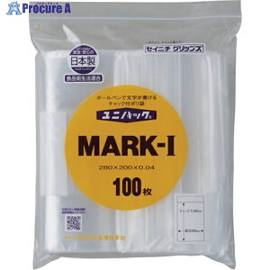 �Z�C�j�` �u���j�p�b�N�v MARK-I 280×200×0.04 100���� MARK-I-100 1�� ��369-0492