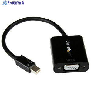 StarTech �f�B�X�v���C�A�_�v�^�[/mDP - VGA/1080p/18cm�P�[�u��/�u���b�N MDP2VGA2 1�� ��492-9813
