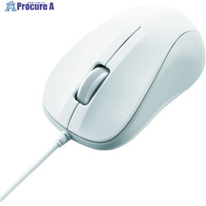 ELECOM USB���w���}�E�X S�T�C�Y �z���C�g M-K5URWH/RS 1�� ��497-6983